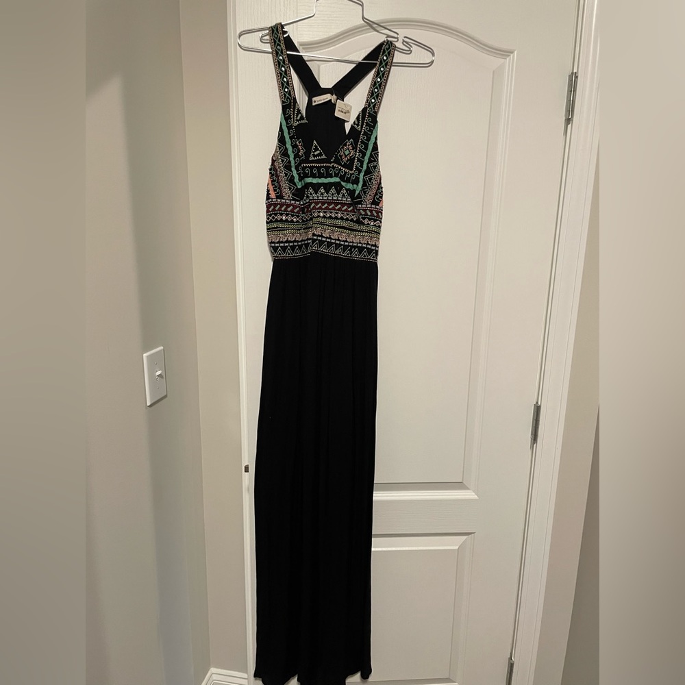 Paper crane maxi dress new with tags size medium